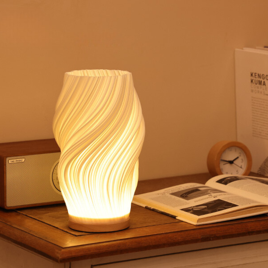 Wavy LED Table Lamp