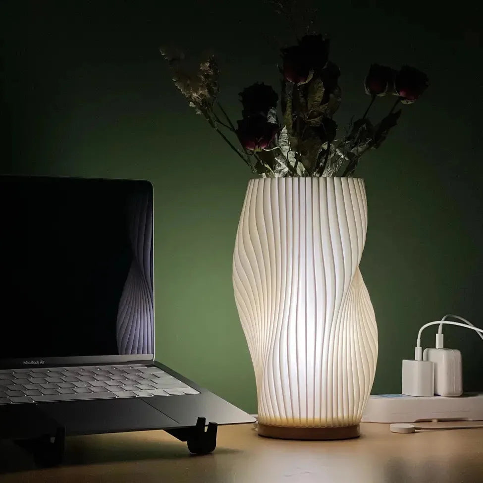 Wavy LED Table Lamp