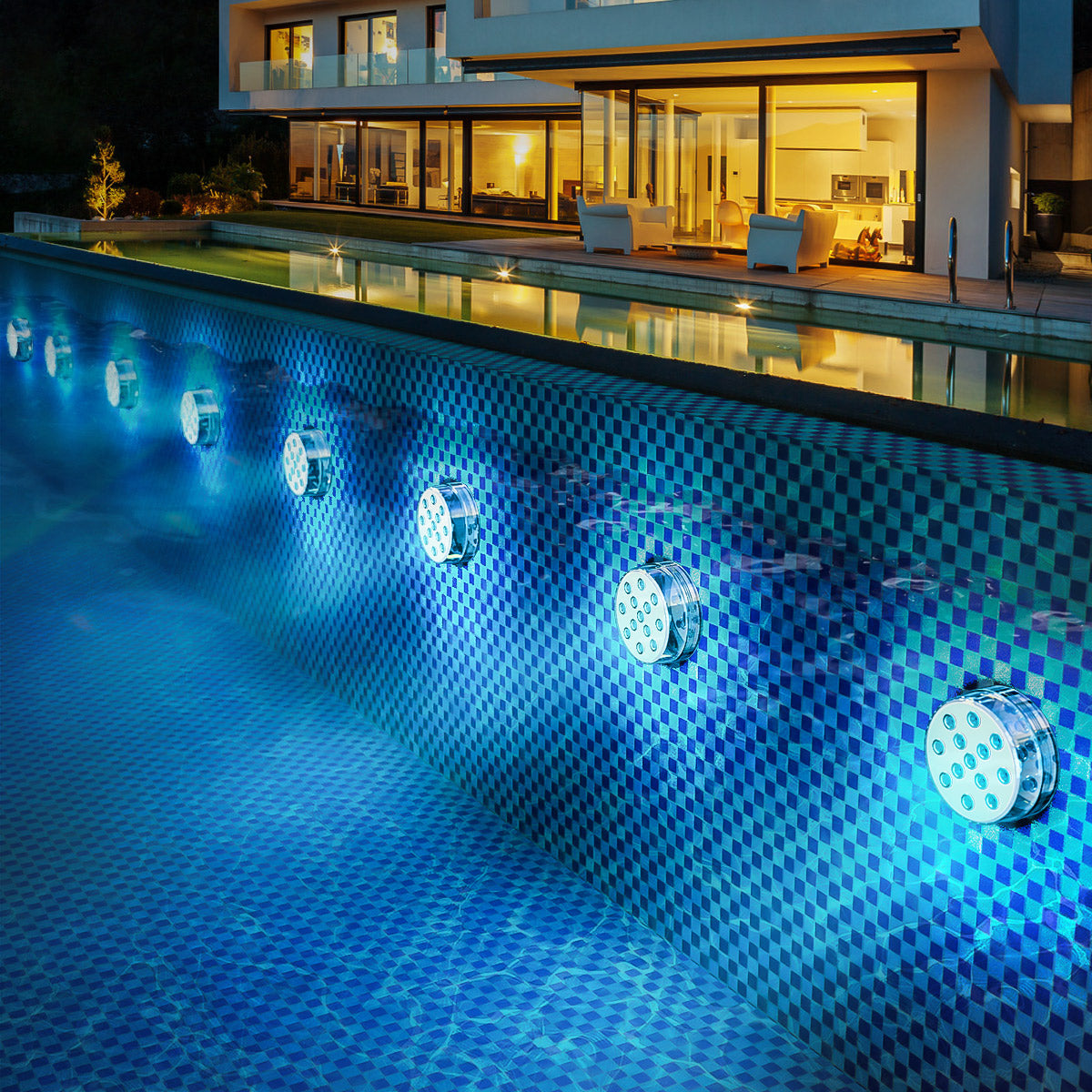 Weatherproof Remote Control Multi-Mode Outdoor Light