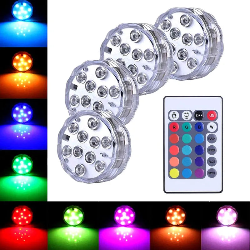 Weatherproof Remote Control Multi-Mode Outdoor Light