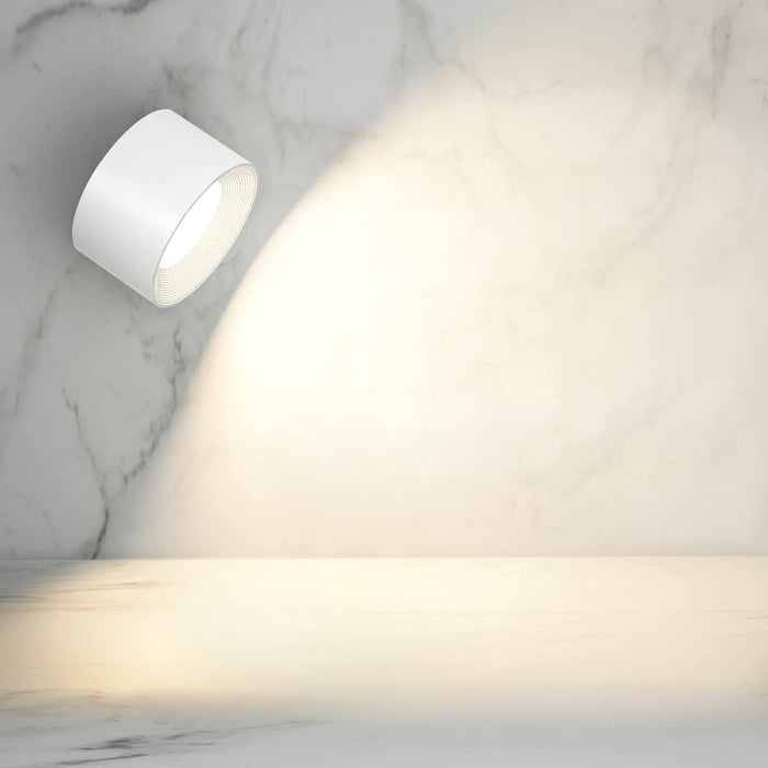 Wireless Dimmable Wall Lamp – 360° Rotatable, Battery Operated Wall Sconce with Adjustable Brightness and Color Temperature