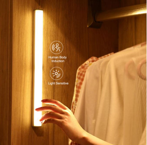 Wireless LED Light Bar with Motion Sensor – Flexible Length Options and USB or Battery Power