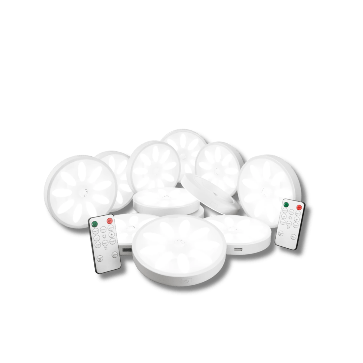 Wireless LED Spotlight with Adjustable Brightness for Outdoor Security and Easy Installation