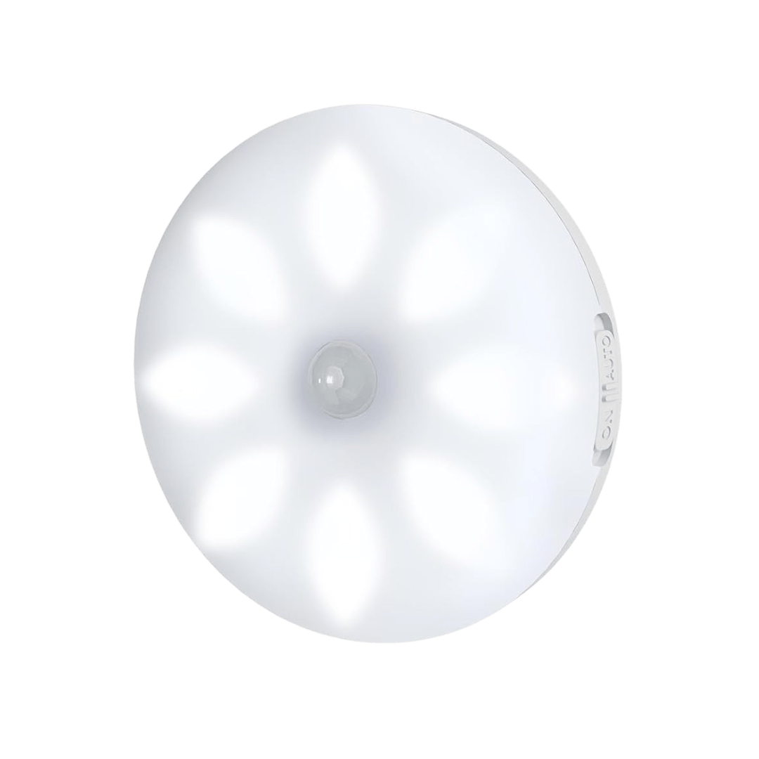 Wireless LED Spotlight with Adjustable Brightness for Outdoor Security and Easy Installation