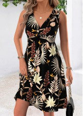 Women’s Floral V-Neck Dress