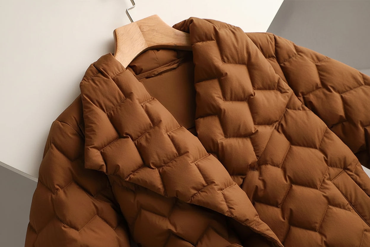Women’s Belted Puffer Jacket