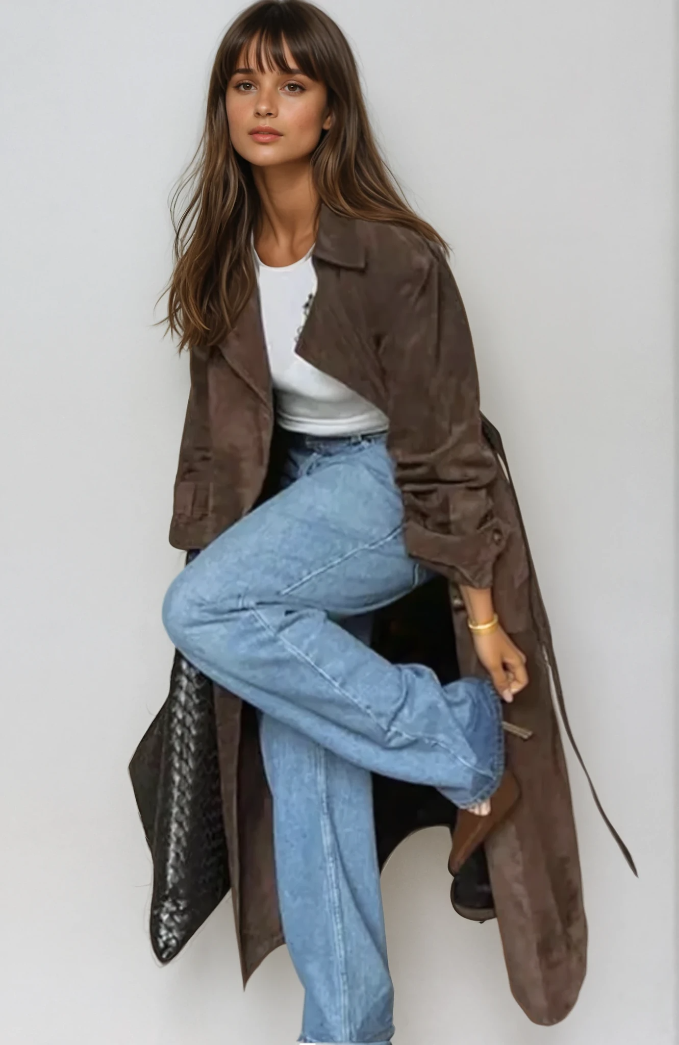 Women's Brown Suede Jacket