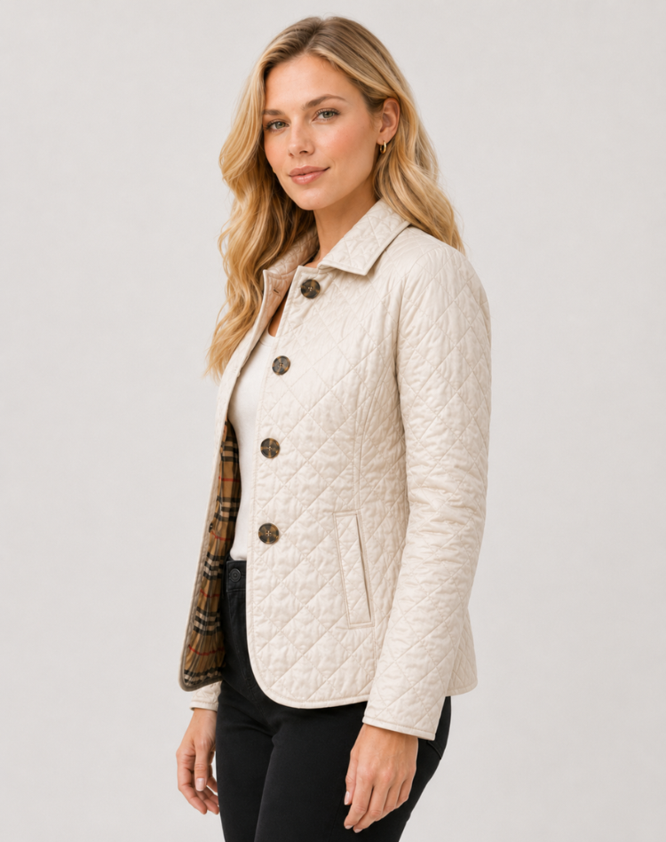 Women’s Button-Up Quilted Jacket