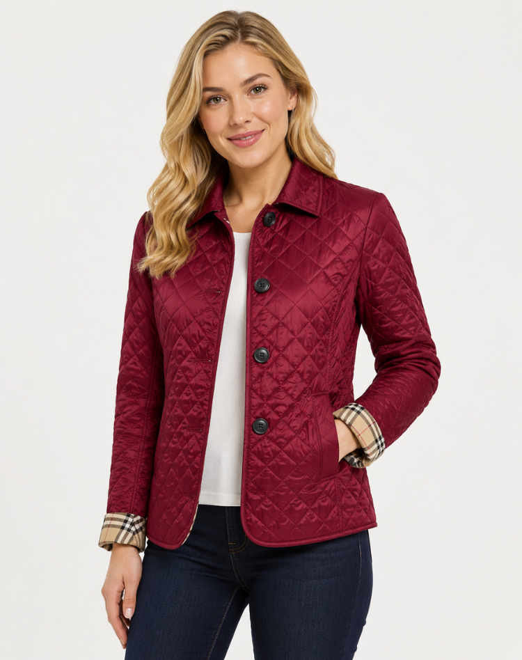 Women’s Button-Up Quilted Jacket