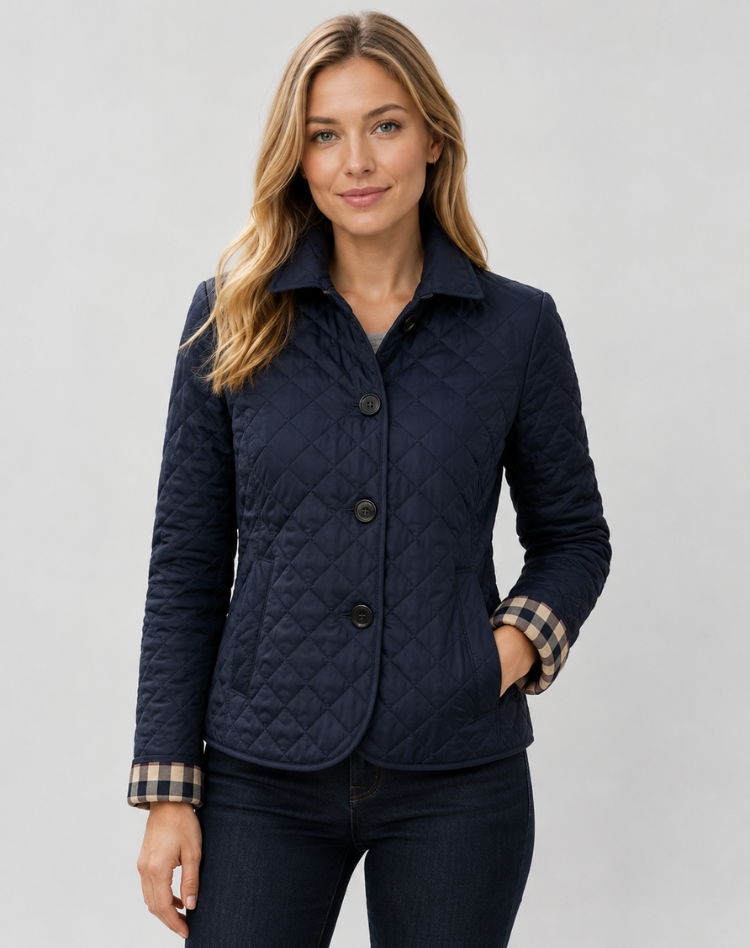 Women’s Button-Up Quilted Jacket