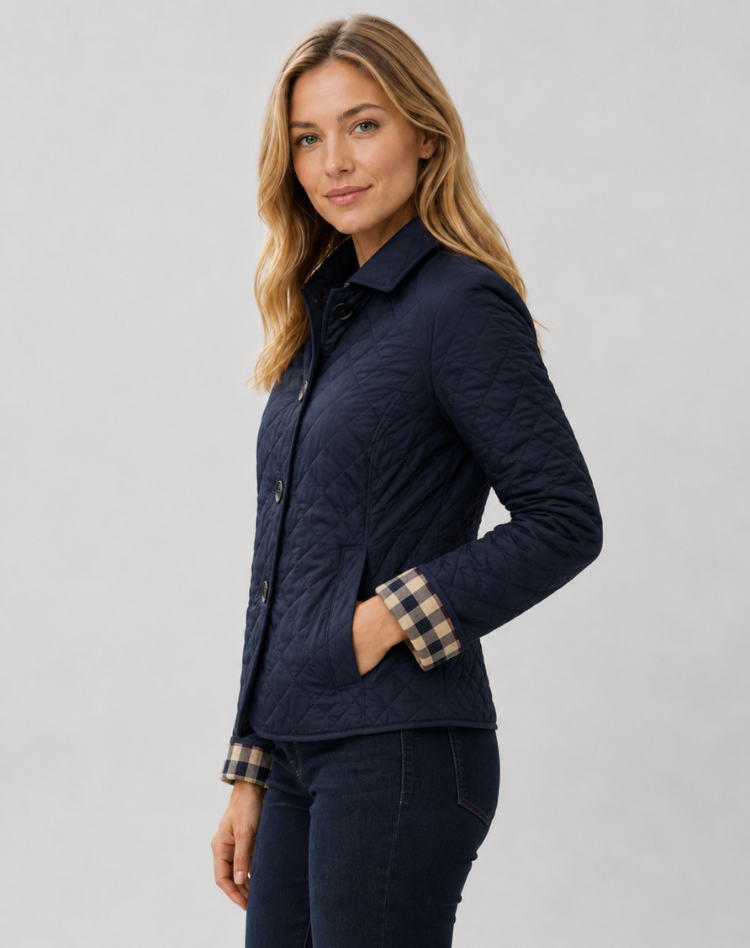 Women’s Button-Up Quilted Jacket