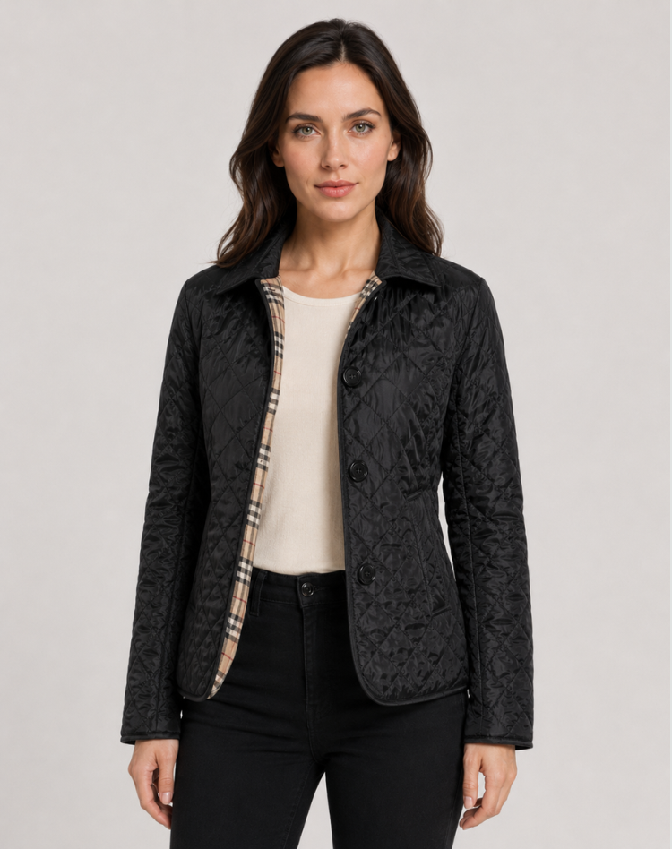 Women’s Button-Up Quilted Jacket