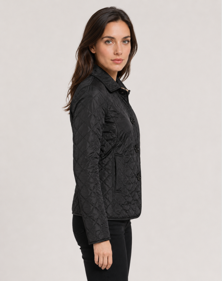 Women’s Button-Up Quilted Jacket