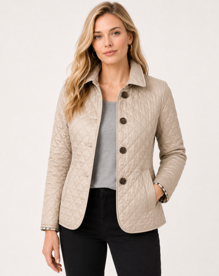 Women’s Button-Up Quilted Jacket