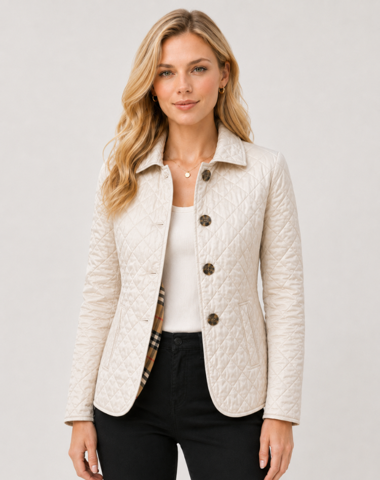 Women’s Button-Up Quilted Jacket