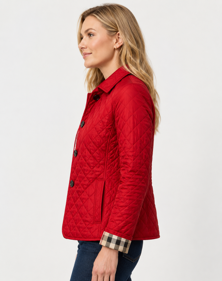 Women’s Button-Up Quilted Jacket