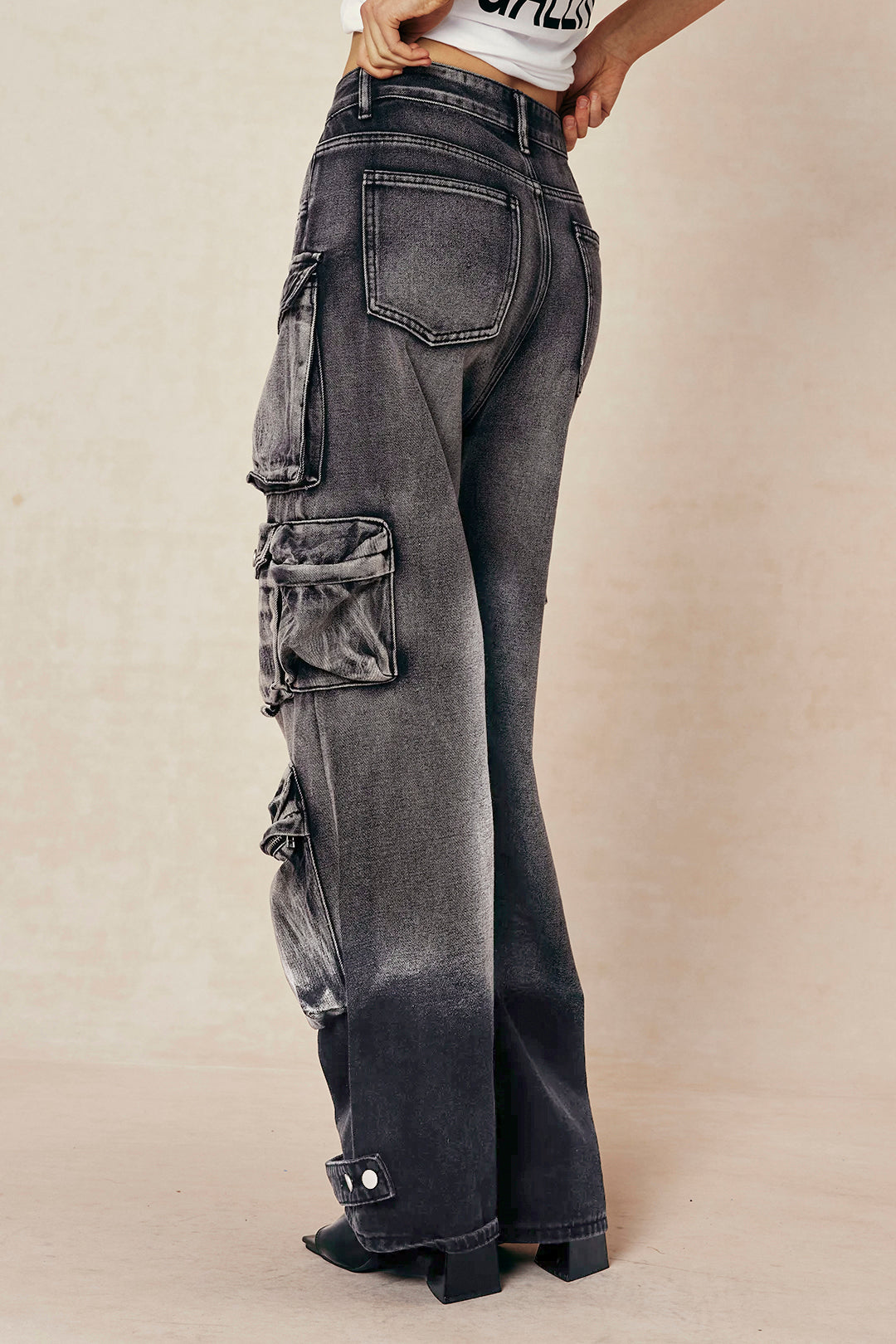 Women’s Ombre Cargo Jeans