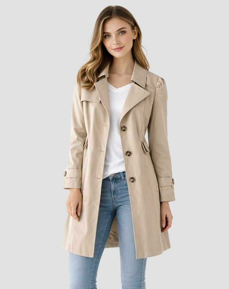 Women’s Classic Short Trench Coat