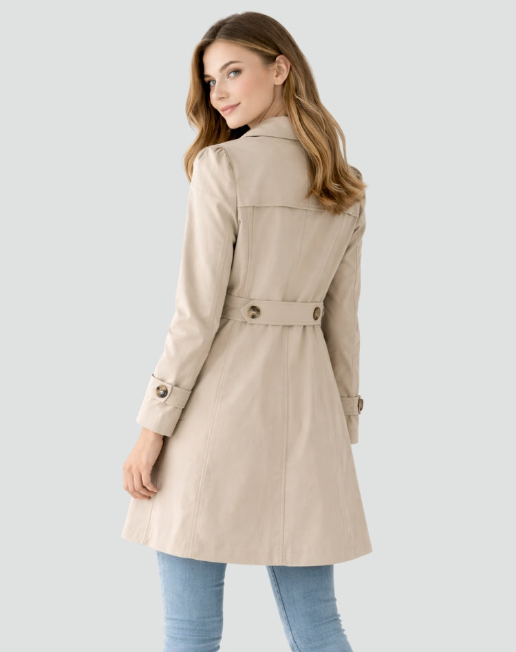 Women’s Classic Short Trench Coat