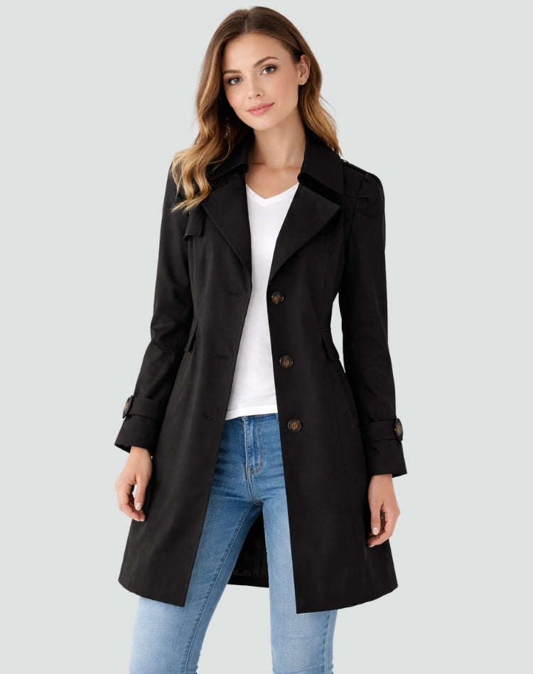 Women’s Classic Short Trench Coat