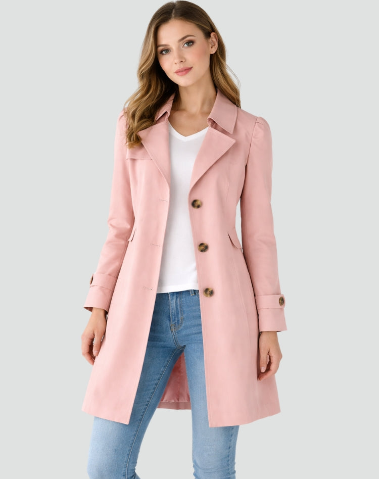 Women’s Classic Short Trench Coat