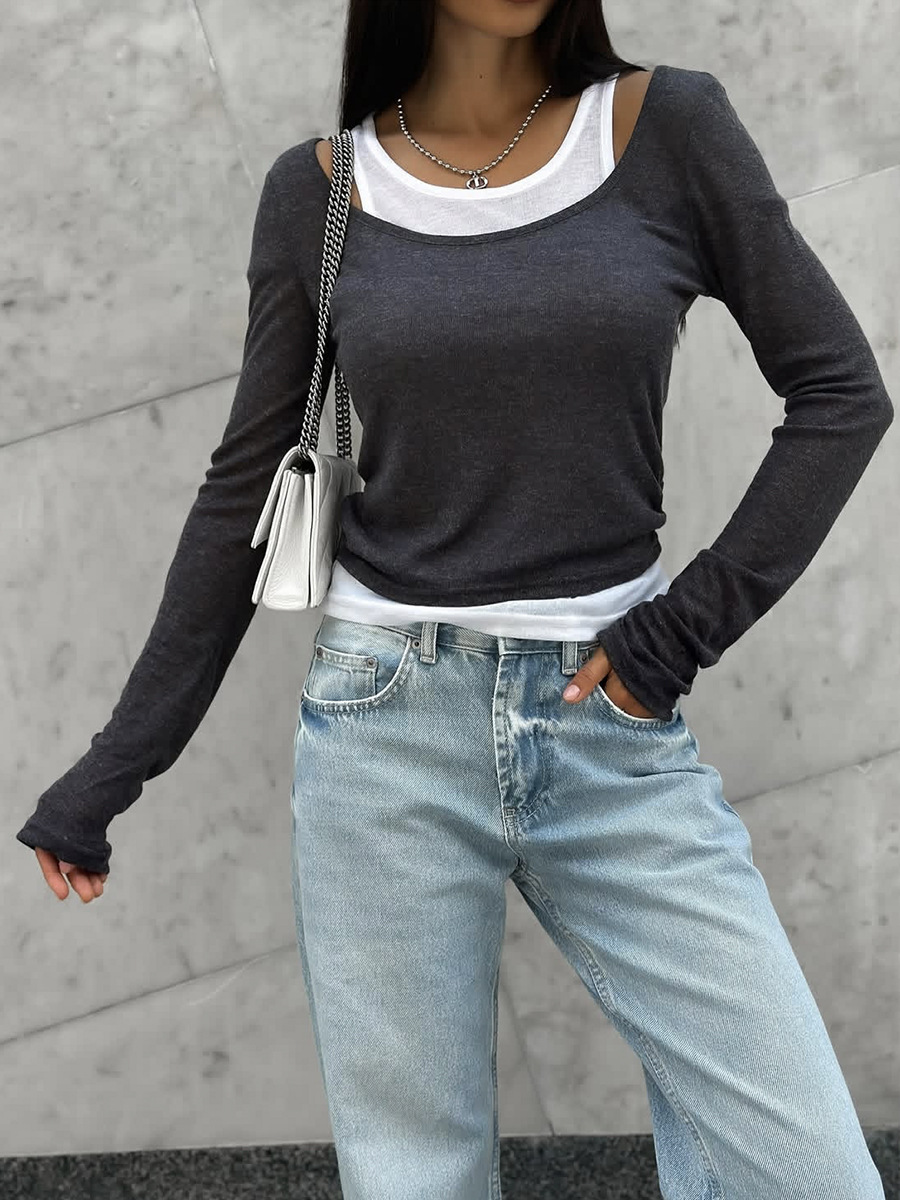 Women’s Contrast Layered Top