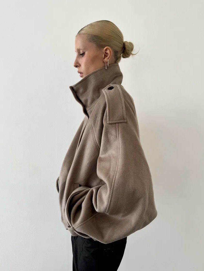 Women’s Cotton-Blend Lapel Jacket