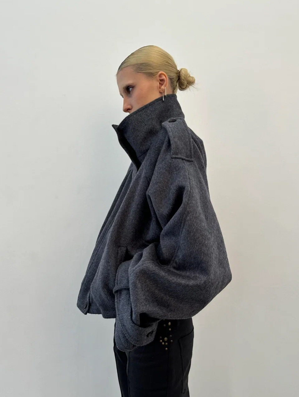 Women’s Cotton-Blend Lapel Jacket