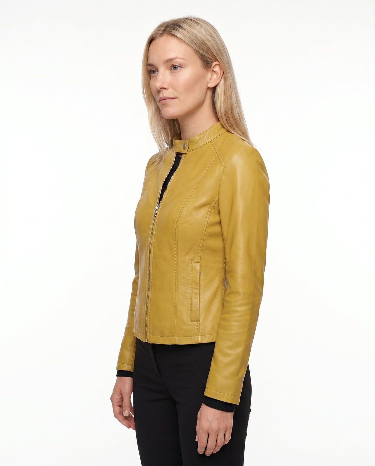 Women’s Fitted Leather Jacket