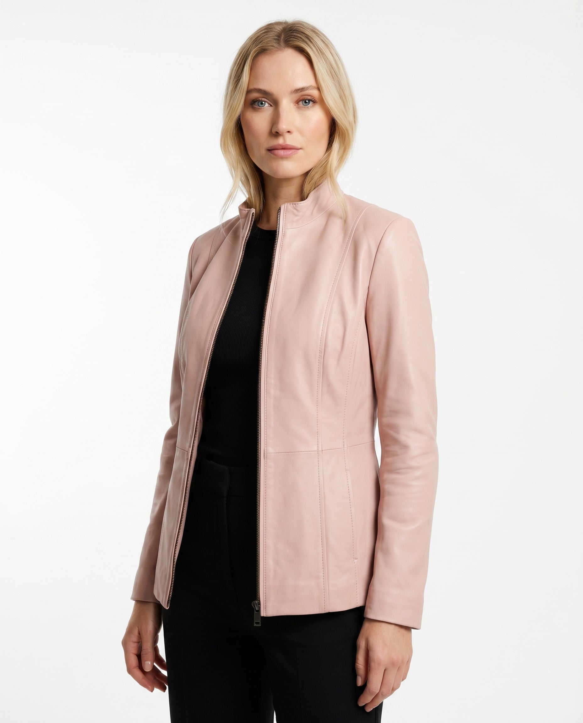 Women’s Fitted Leather Jacket