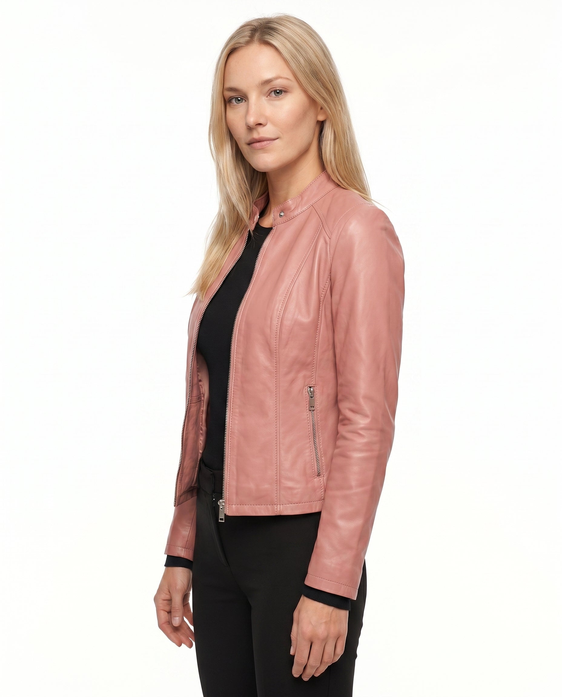 Women’s Fitted Leather Jacket