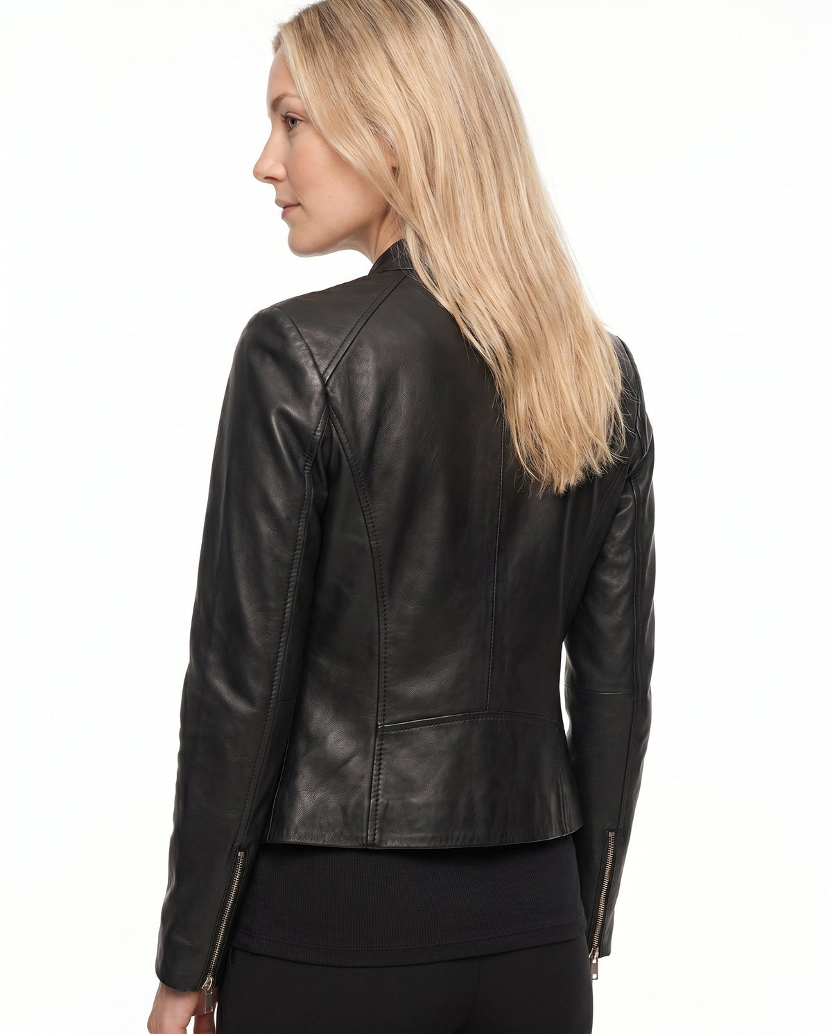 Women’s Fitted Leather Jacket