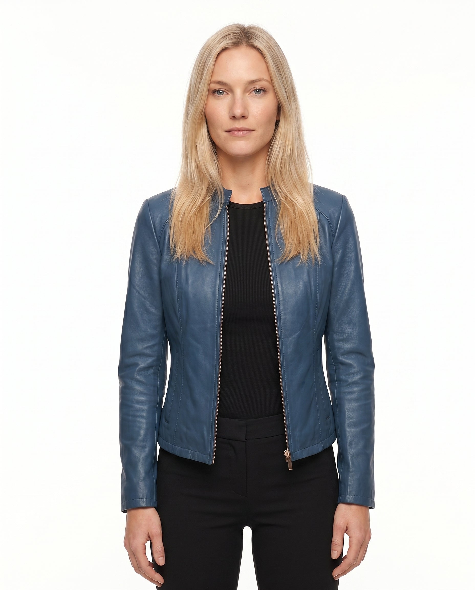 Women’s Fitted Leather Jacket