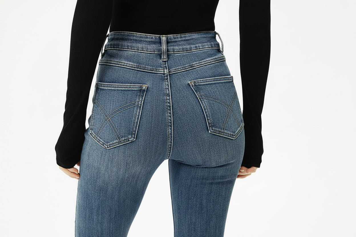 Women’s High-Waist Bootcut Jeans