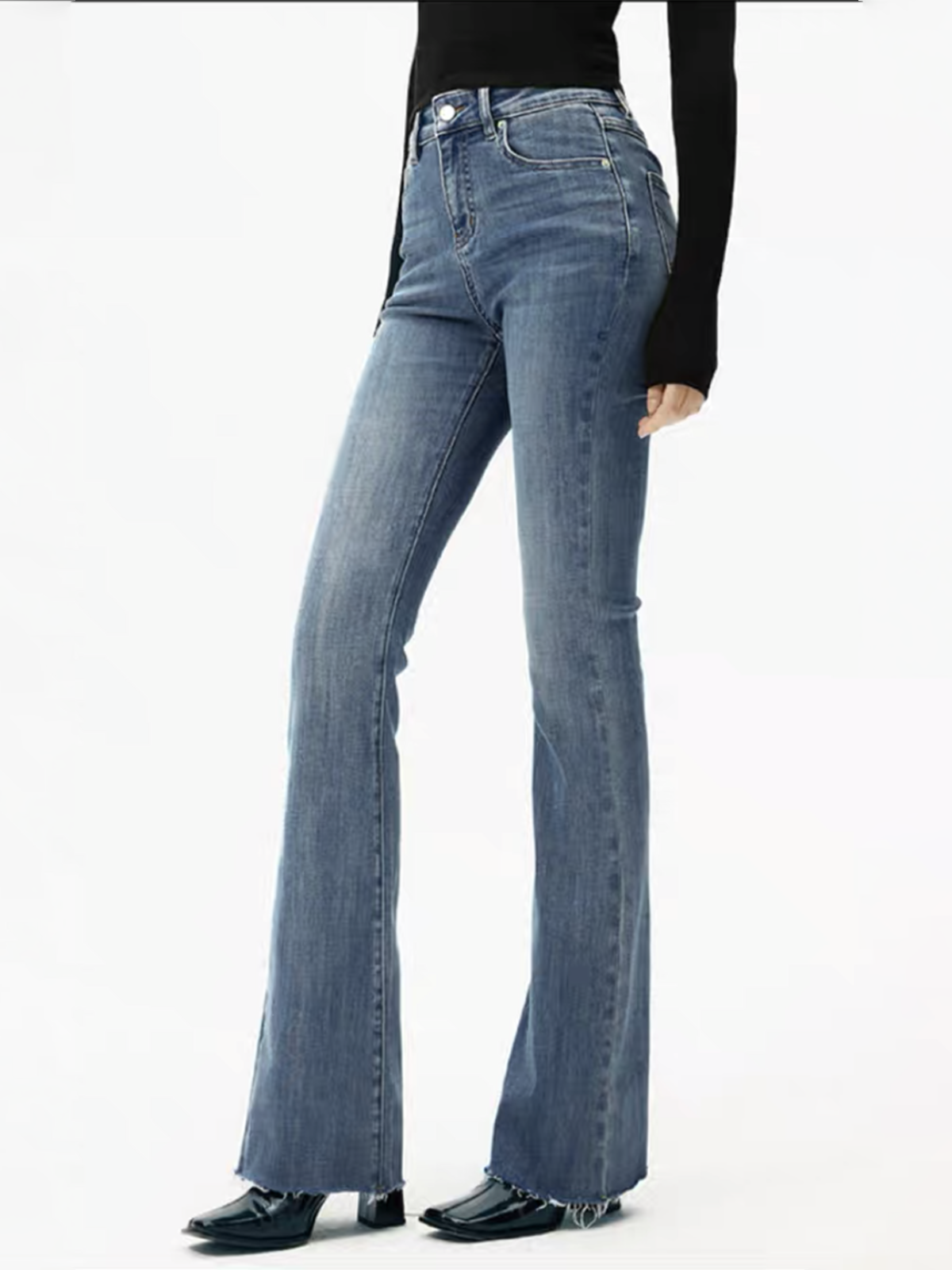 Women’s High-Waist Bootcut Jeans