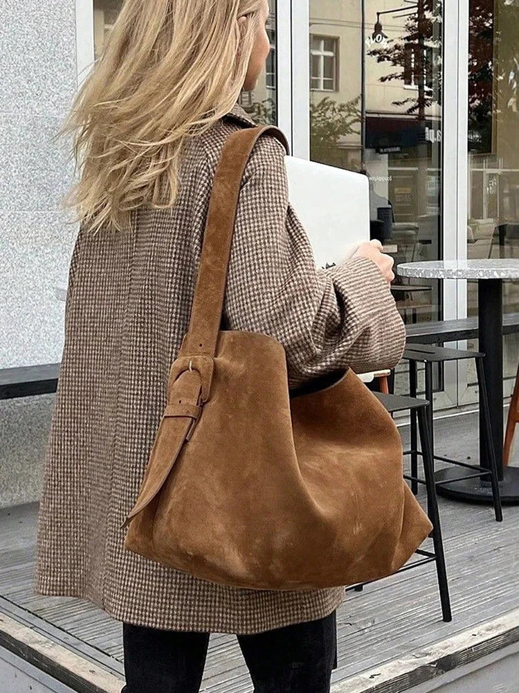 Women’s Large Suede Tote Bag