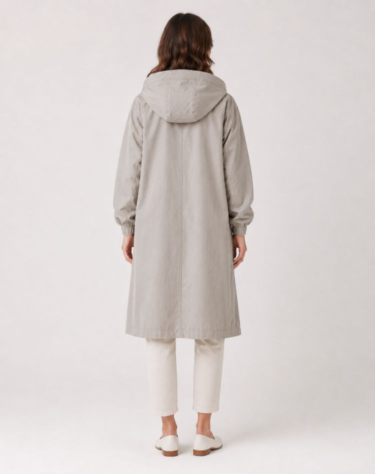 Women’s Lightweight Hooded Trench Coat
