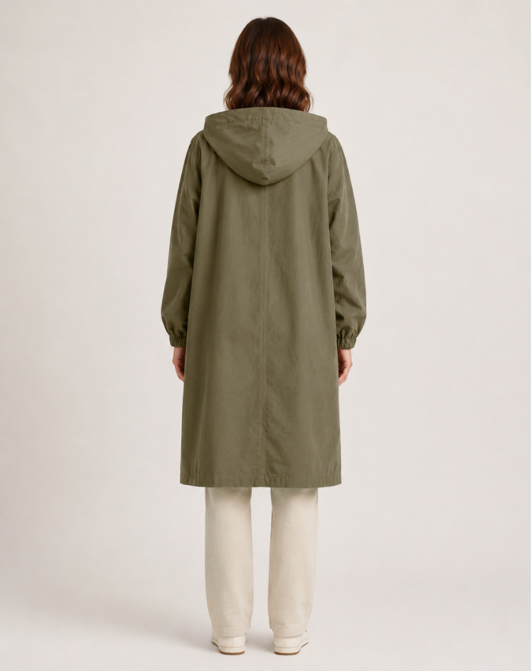Women’s Lightweight Hooded Trench Coat