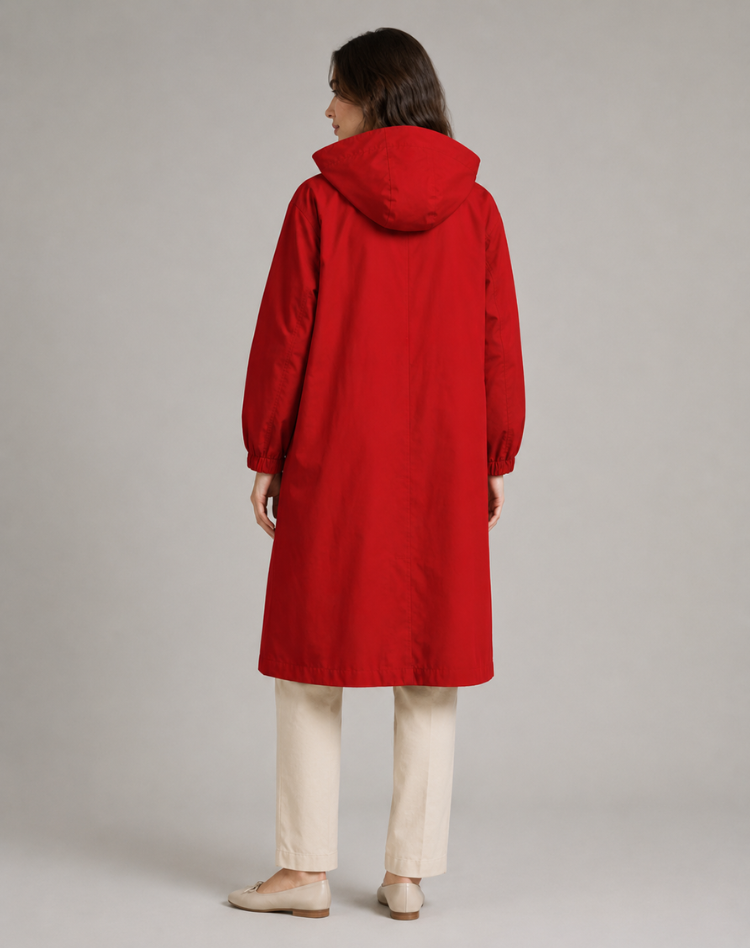 Women’s Lightweight Hooded Trench Coat