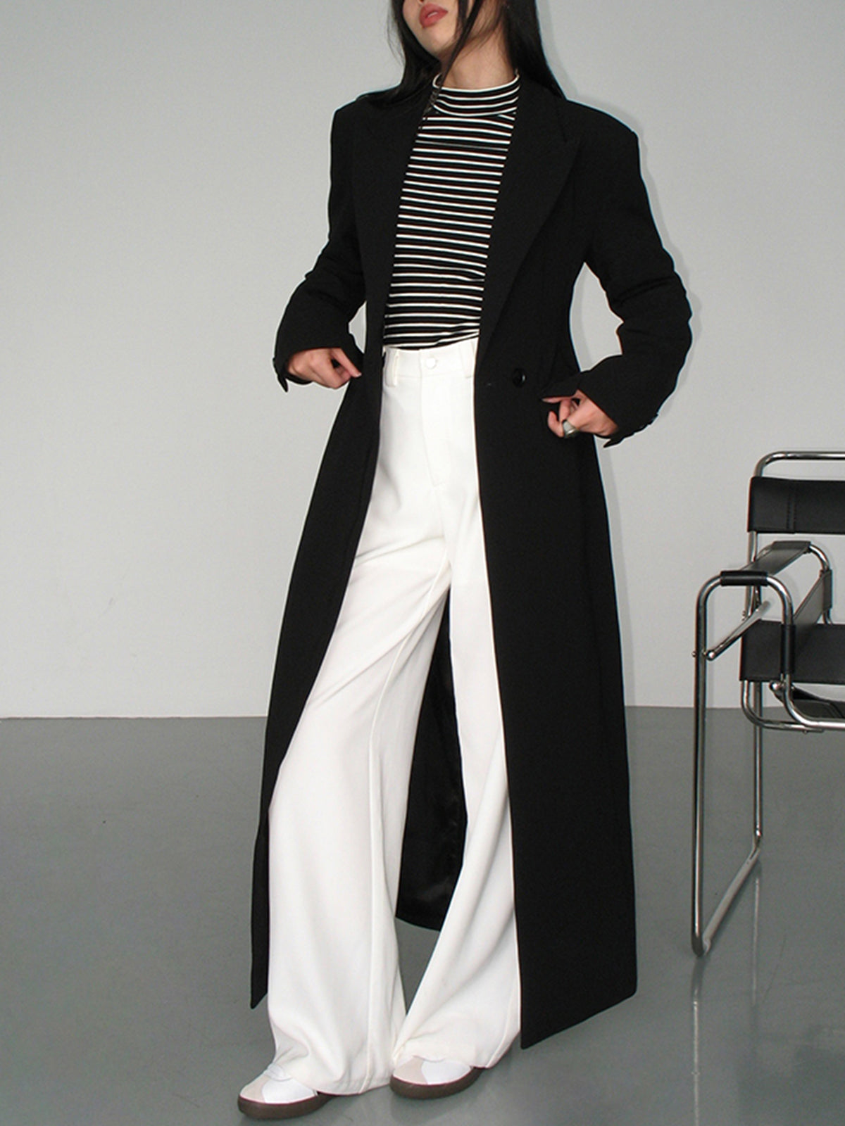 Women’s Longline Blazer with Pockets