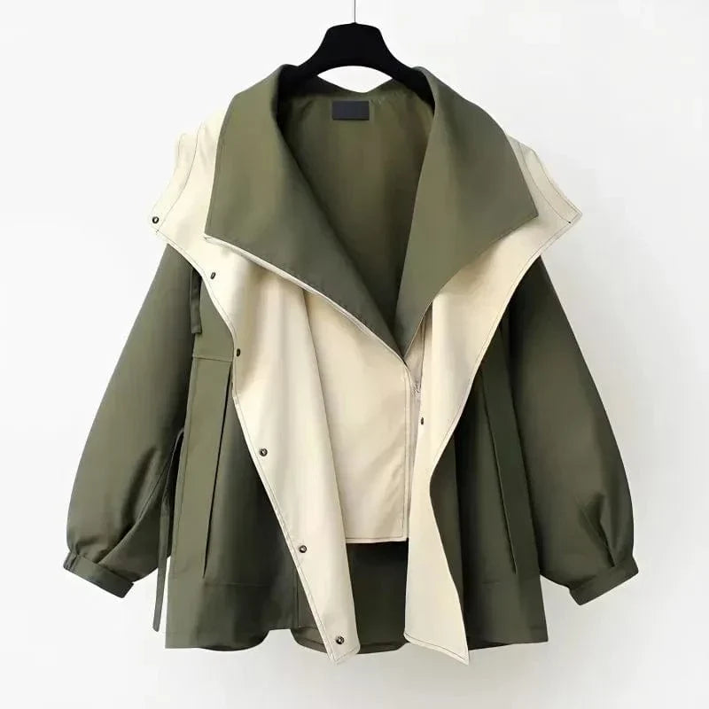Women’s Mid-Length Zip-Up Coat