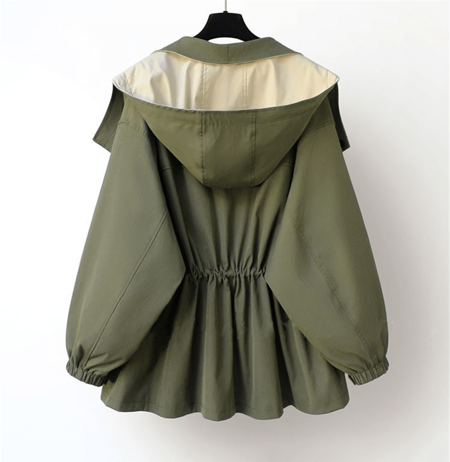 Women’s Mid-Length Zip-Up Coat