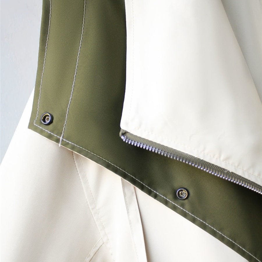 Women’s Mid-Length Zip-Up Coat