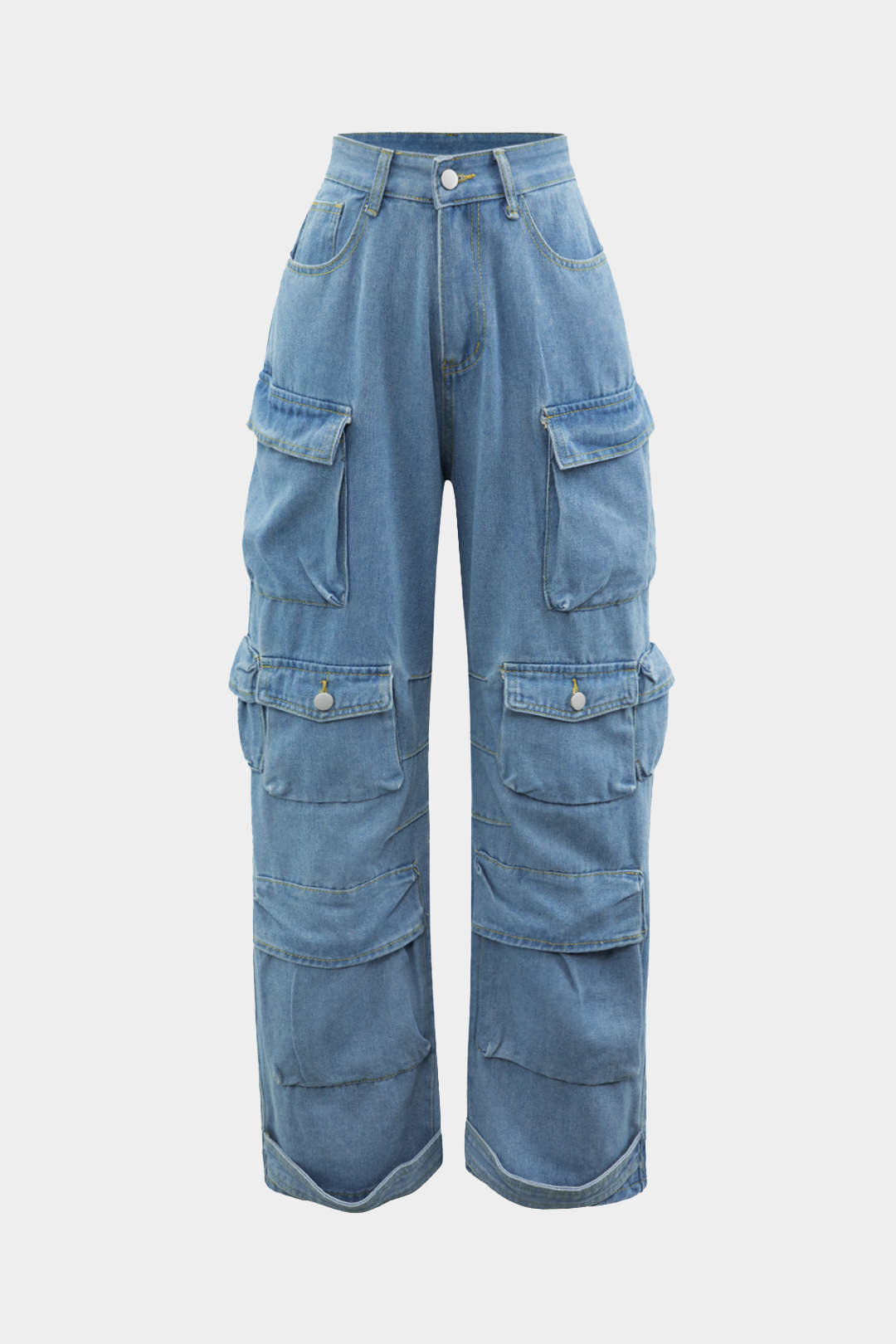 Women’s Multi-Pocket Cargo Jeans