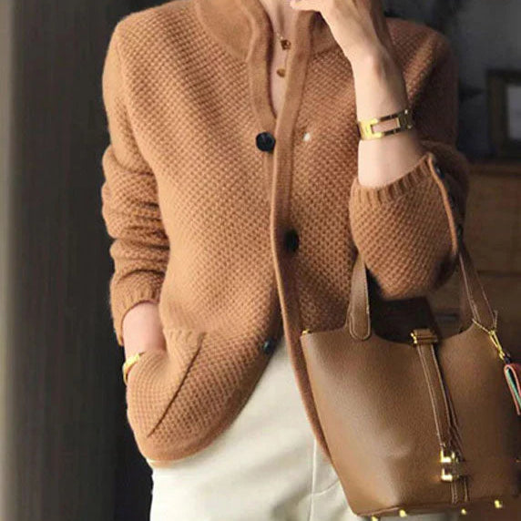 Women’s Open-Front Knitted Blazer