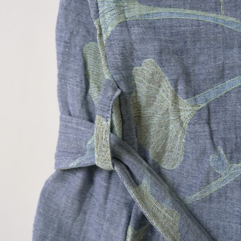 Women’s Reversible Organic Cotton Kimono Bathrobe