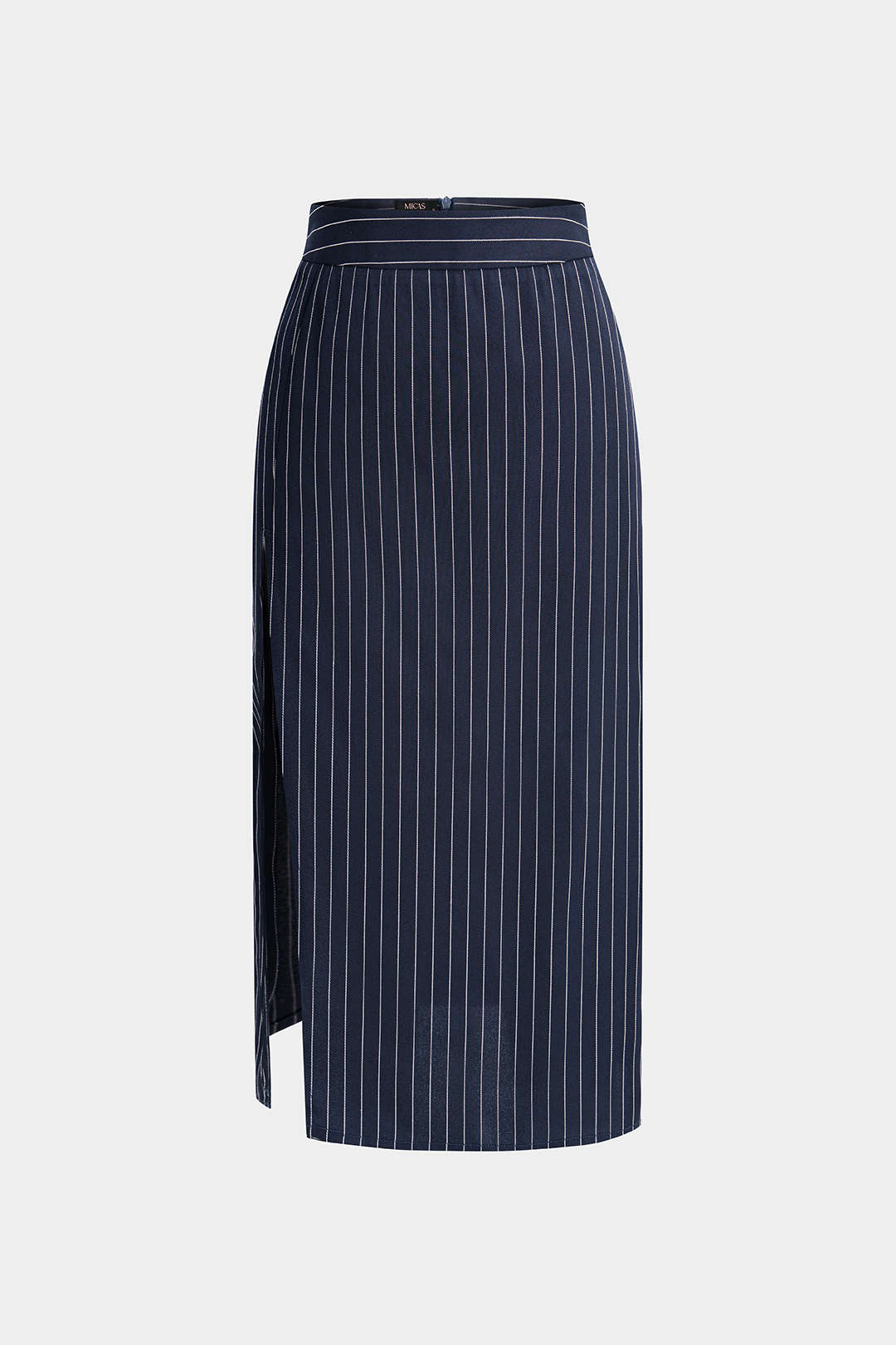 Women’s Striped Skirt with Side Slit