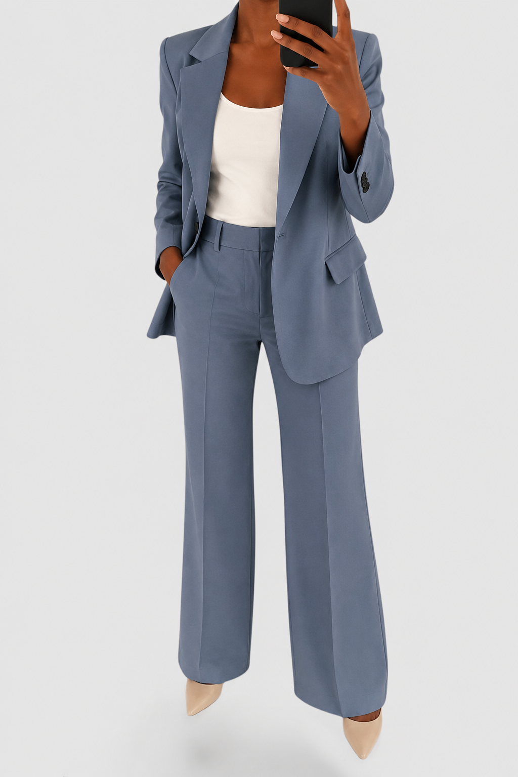 Women’s Suit Set with Flare Pants