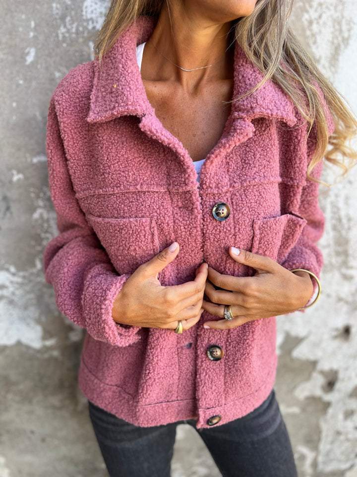 Women’s Teddy Coat with Pockets