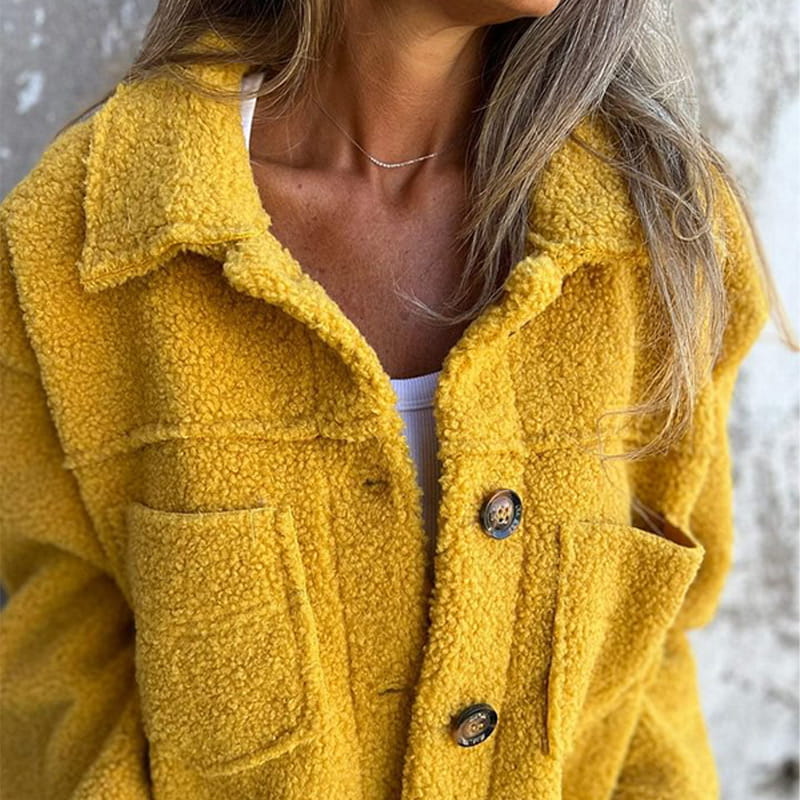 Women’s Teddy Coat with Pockets
